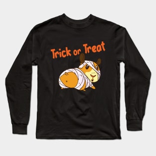 Hamster Mummy Halloween Trick or Treat Long Sleeve T-Shirt